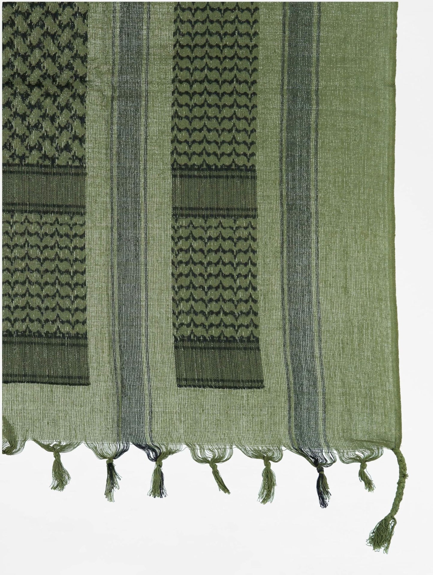 Brandit Shemag Scarf Olive/Black – Tactical Cotton Desert Keffiyeh Wrap