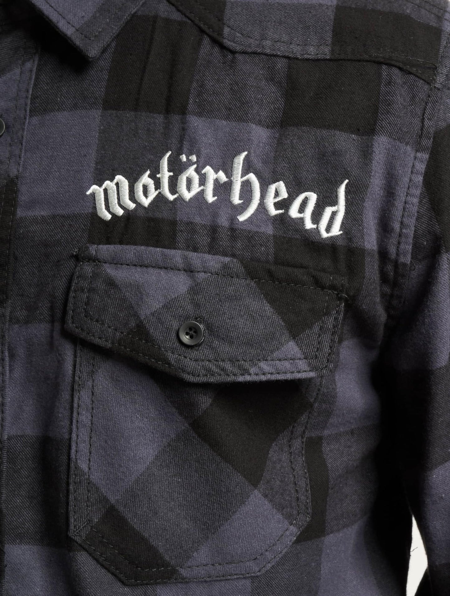 Brandit Motörhead Checkshirt Black-Gray