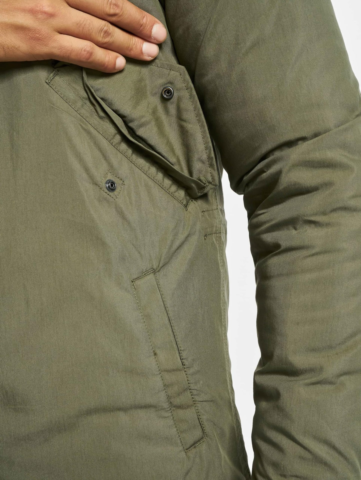 Brandit Men’s M51 US Parka Olive – Military Vintage Winter Jacket S