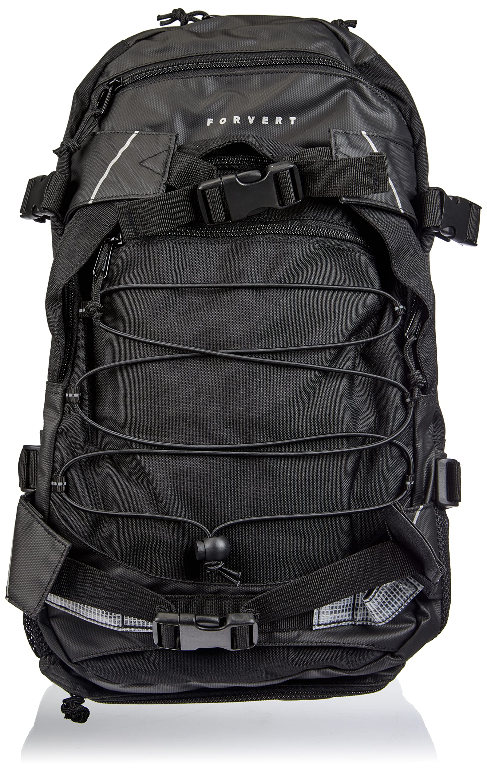 Forvert Backpack – Black, One Size, Durable Everyday Rucksack with Laptop Compartment