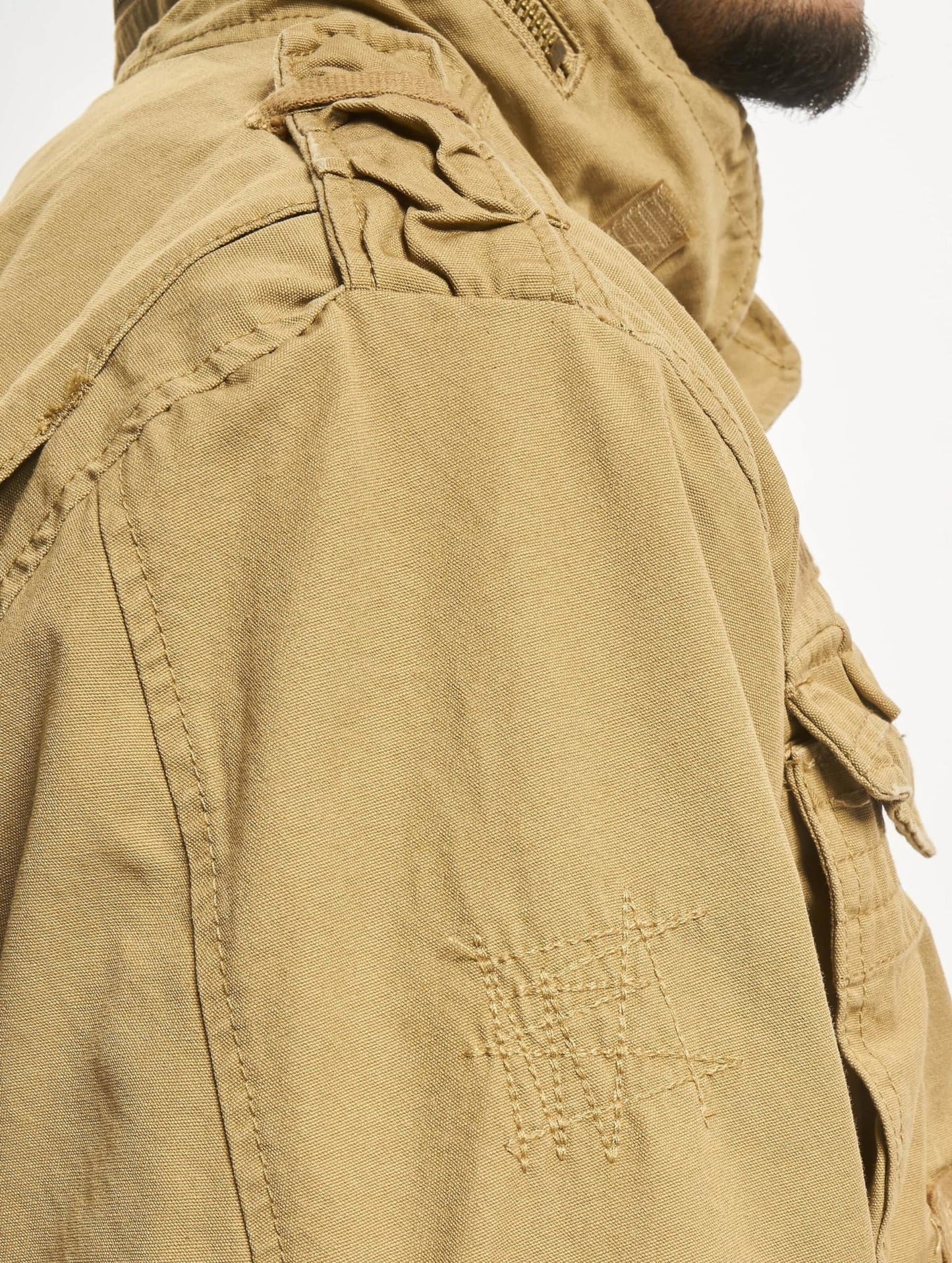Brandit Men’s M-65 Giant Jacket Camel – Vintage Military Field Coat XXL