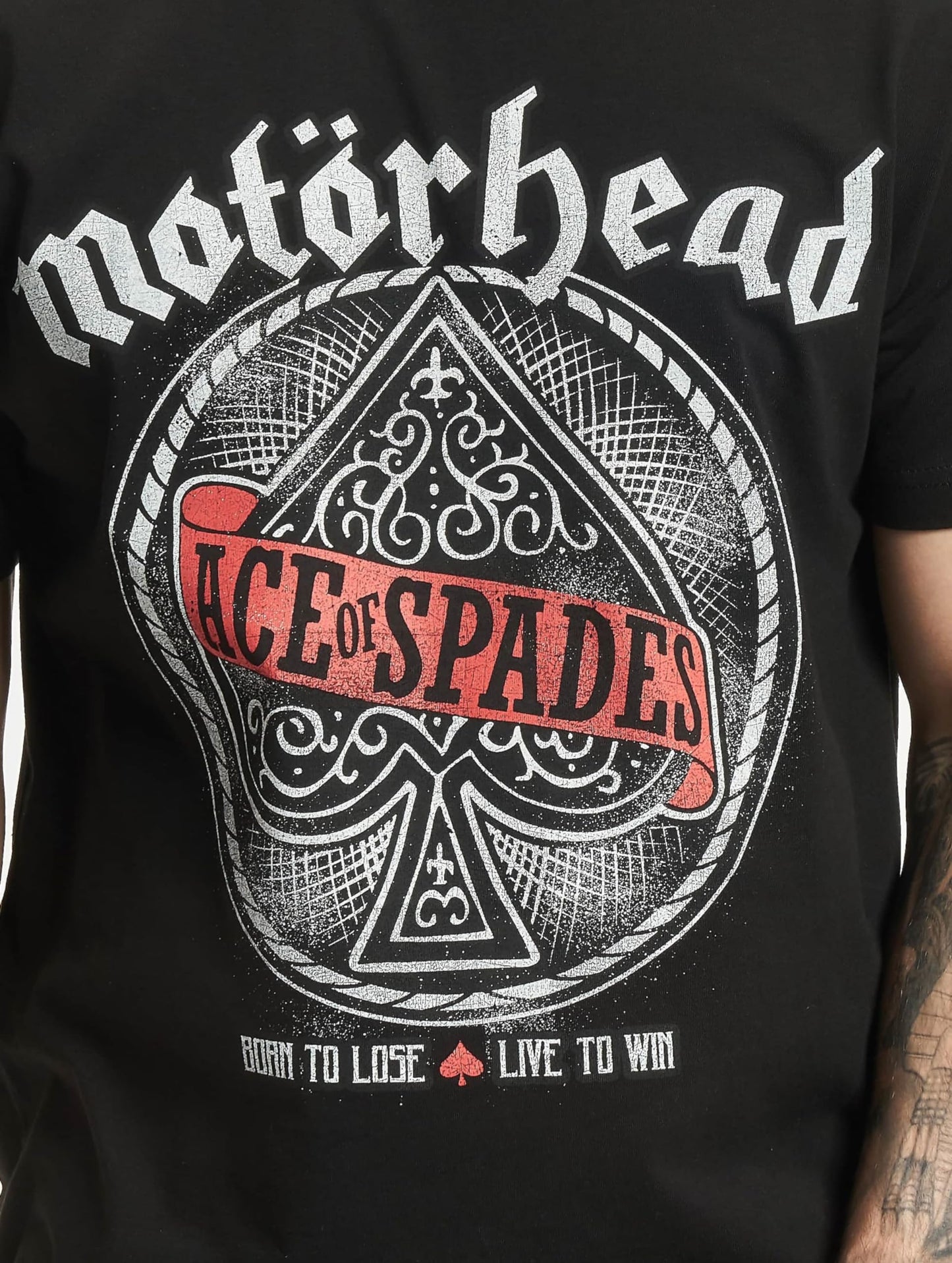 Brandit Motörhead T-Shirt Ace of Spade Black – Official Cotton Band Tee