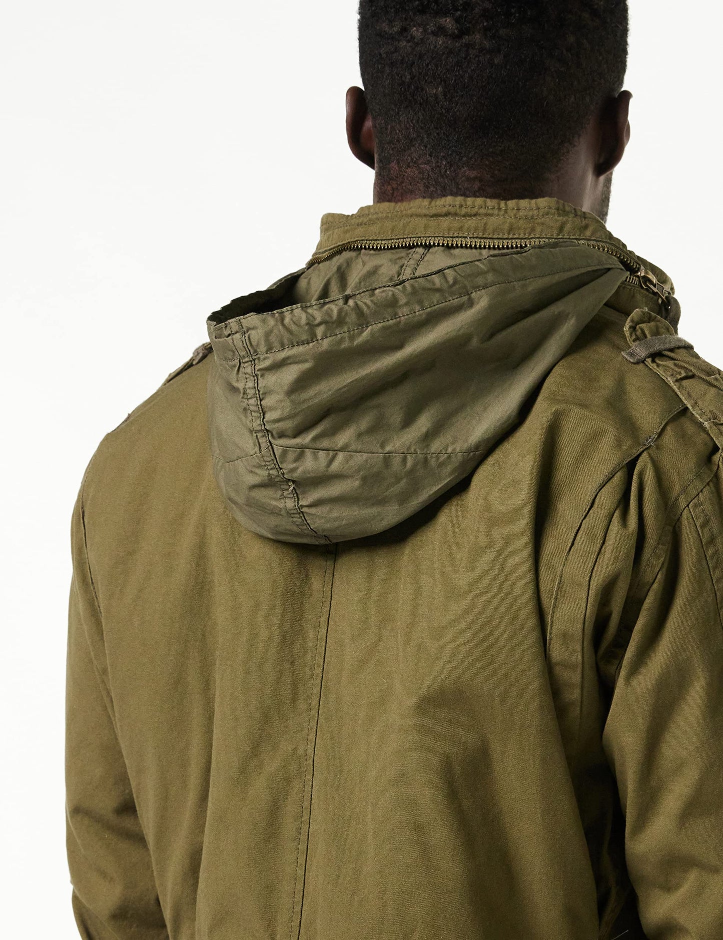 Brandit Men’s M-65 Giant Jacket Olive – Vintage Military Field Coat S