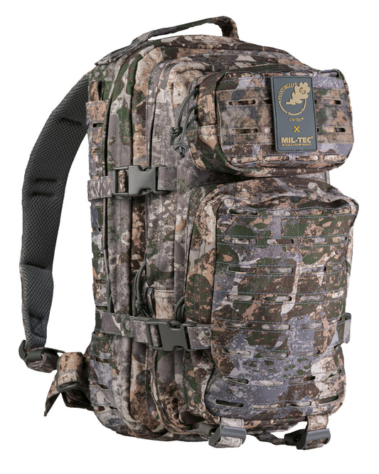 Mil-Tec Unisex Laser Cut Assault Pack - Durable Lightweight Versatile Tactical Outdoor Camping Hiking Backpack