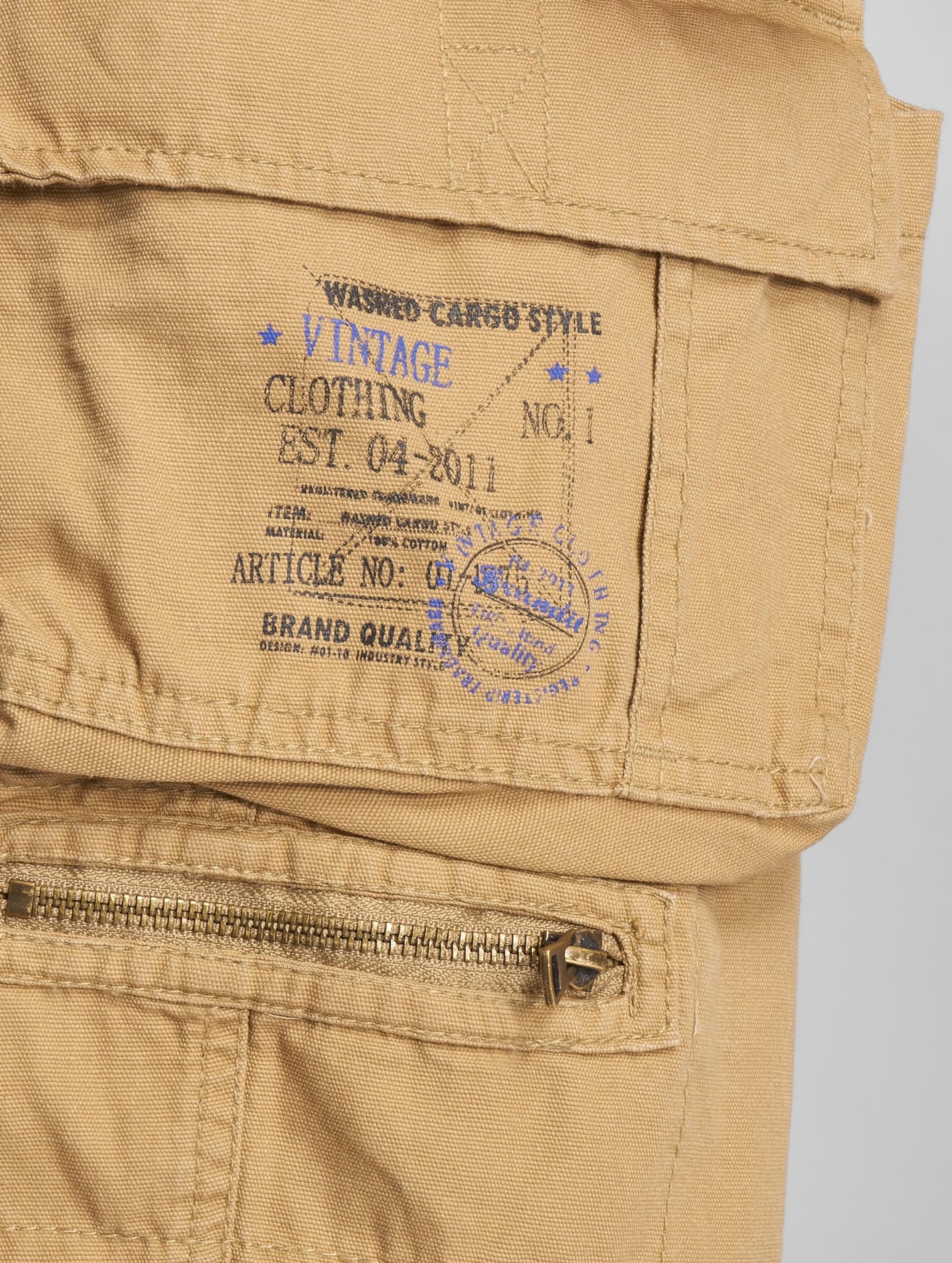 Brandit Savage Vintage Shorts Olive – Men’s Cargo Outdoor Shorts