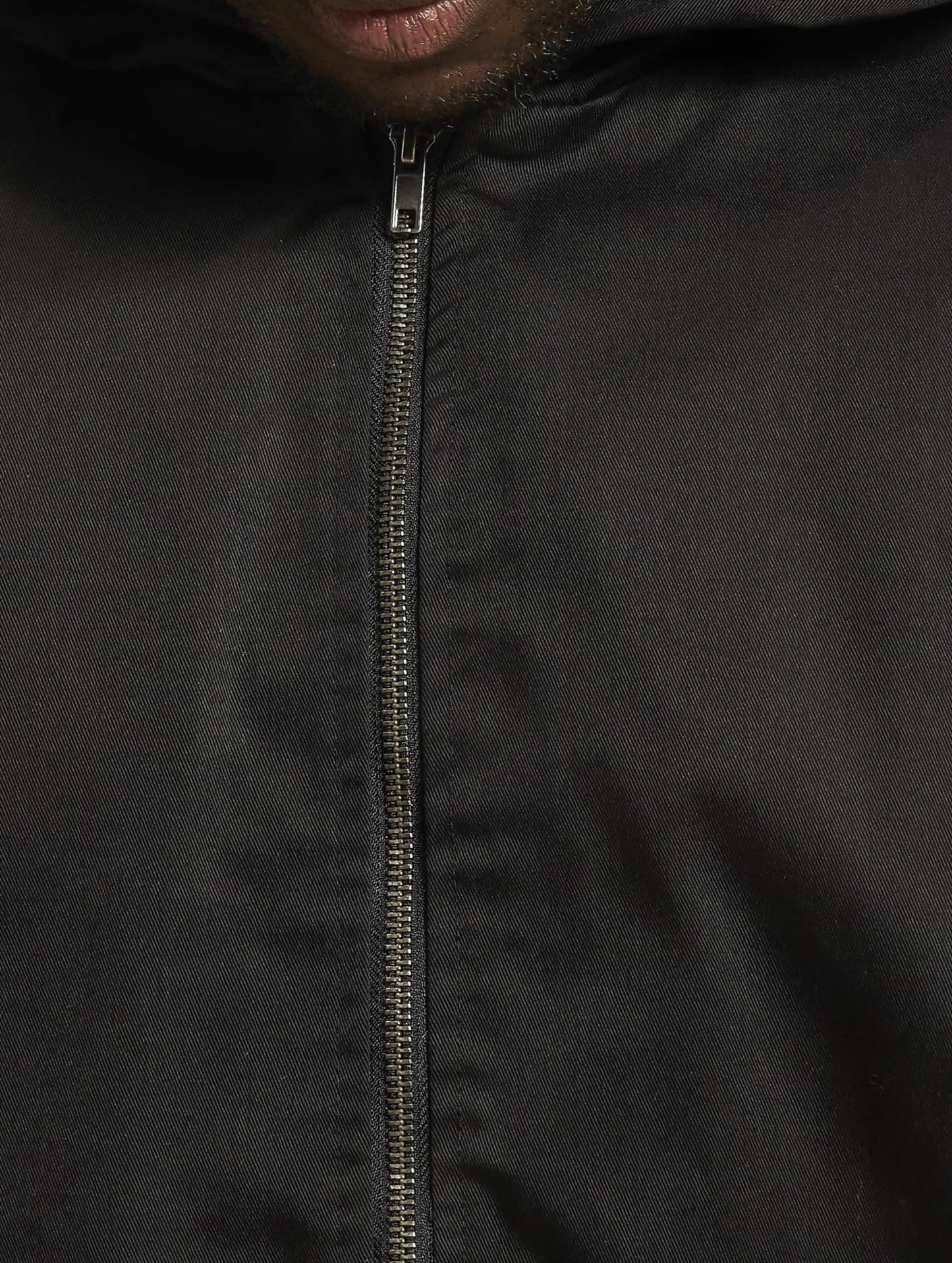 Brandit Men’s Lord Canterbury Hooded Jacket Black – Classic Harrington Style