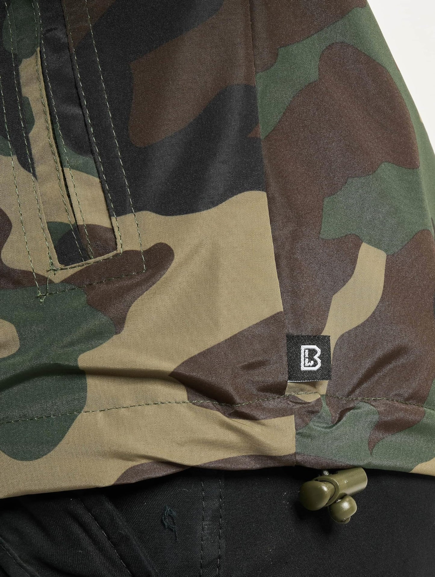 Brandit Ladies Summer Windbreaker – Woodland Camo, Size XS, Lightweight Jacket