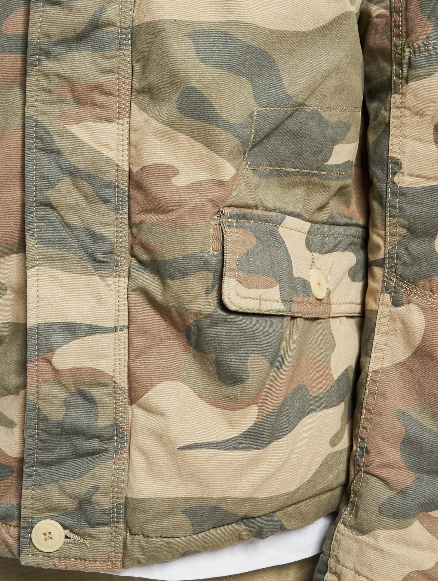 Brandit Britannia Winter Jacket Light Woodland 3XL – Men’s Camo Coat