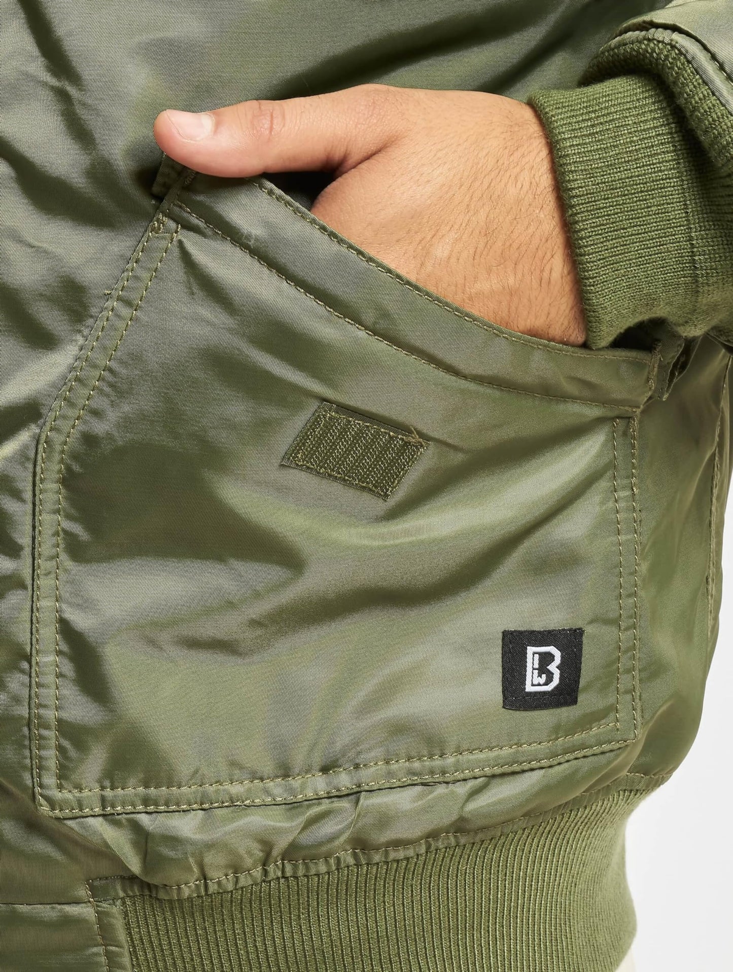 Brandit Men’s CWU Hooded Jacket Olive – Military Style Flight Jacket