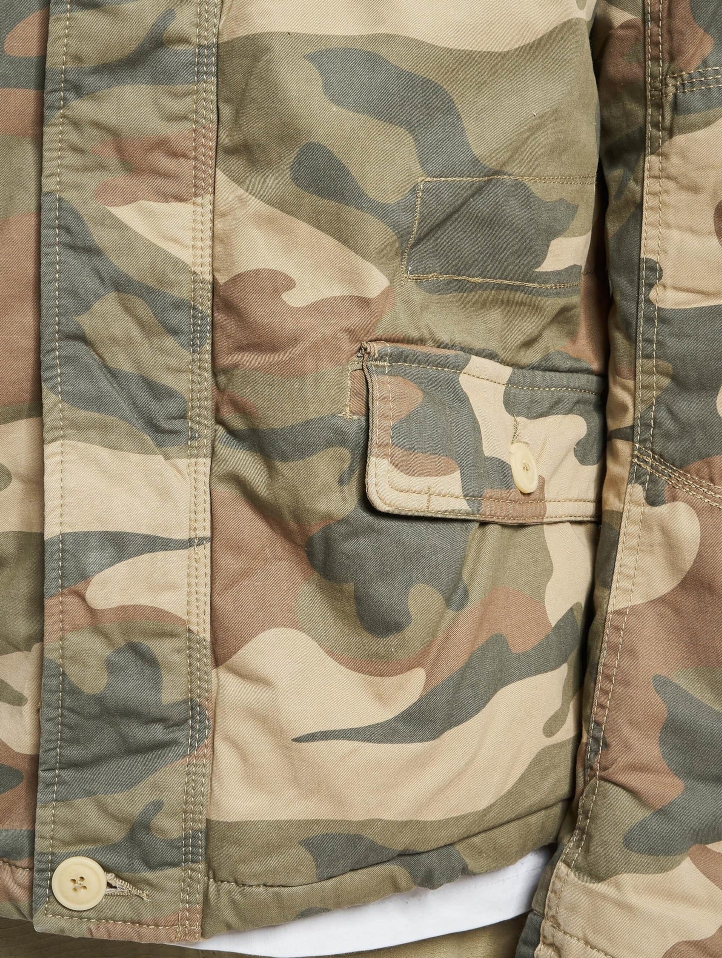 Brandit Britannia Winter Jacket Light Woodland XXL – Men’s Camo Coat