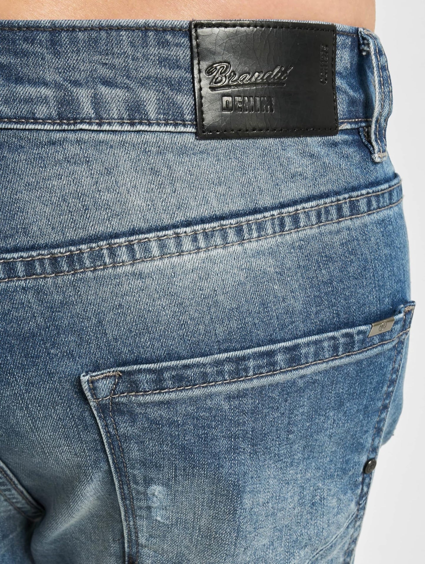 Brandit Men’s Will Denim Jeans Blue – Classic Straight Fit Jeans