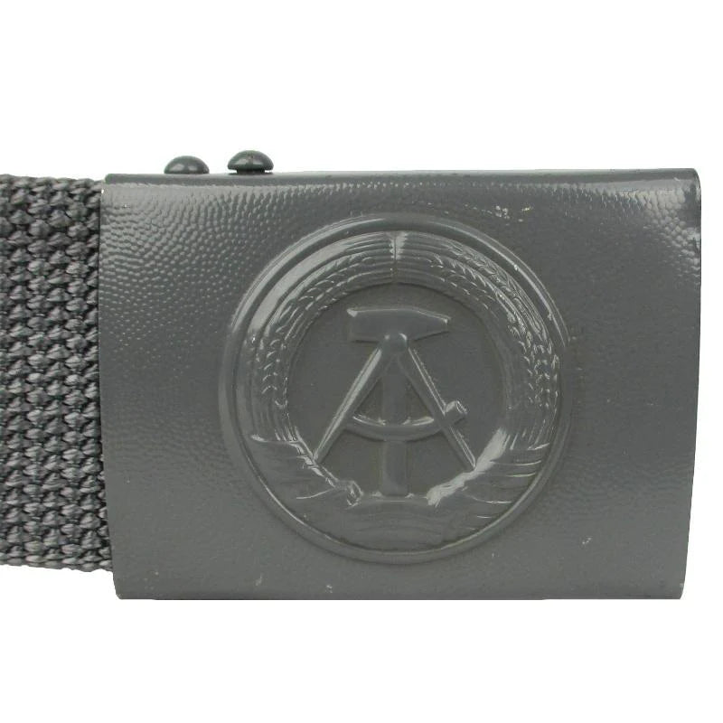 East Ger.Grey East German Grey Combat Belt with Buckle Vintage Mil W.Buckle Used