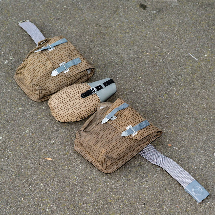 East German Army Combat Belt with Buckle - Gray