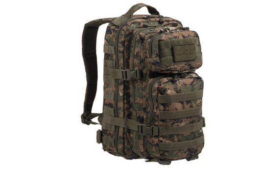 Digital Camo Tactical Assault Backpack 20L – Military Style MOLLE Rucksack