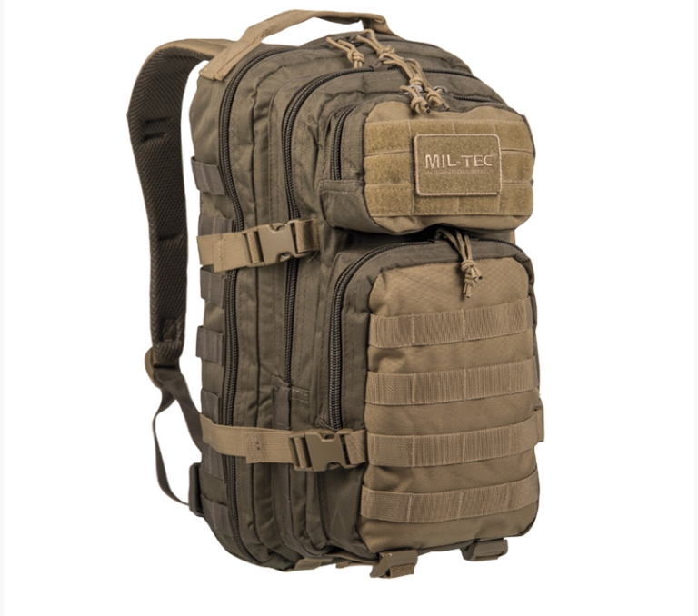 Ranger Green & Coyote Tactical Assault Backpack 20L – Small MOLLE Rucksack