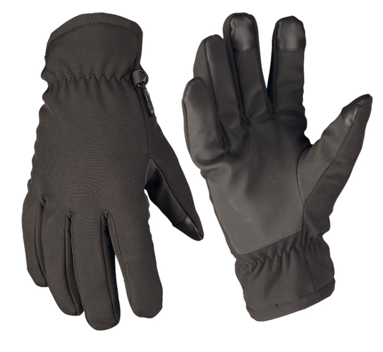 Gloves Thinsulate Warm Insulated Softshell  Outdoor Hunting Hiking Black NEW