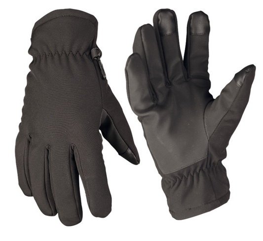 Gloves Thinsulate Warm Insulated Softshell  Outdoor Hunting Hiking Black NEW
