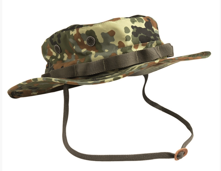 US Army Style Hat Weatherproof Breathable Trilaminat Boonie Summer Cap Flecktarn