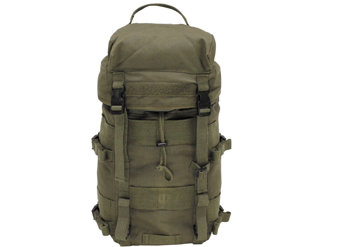 Original Austrian Army Rucksack with Utility Bag Olive – Used