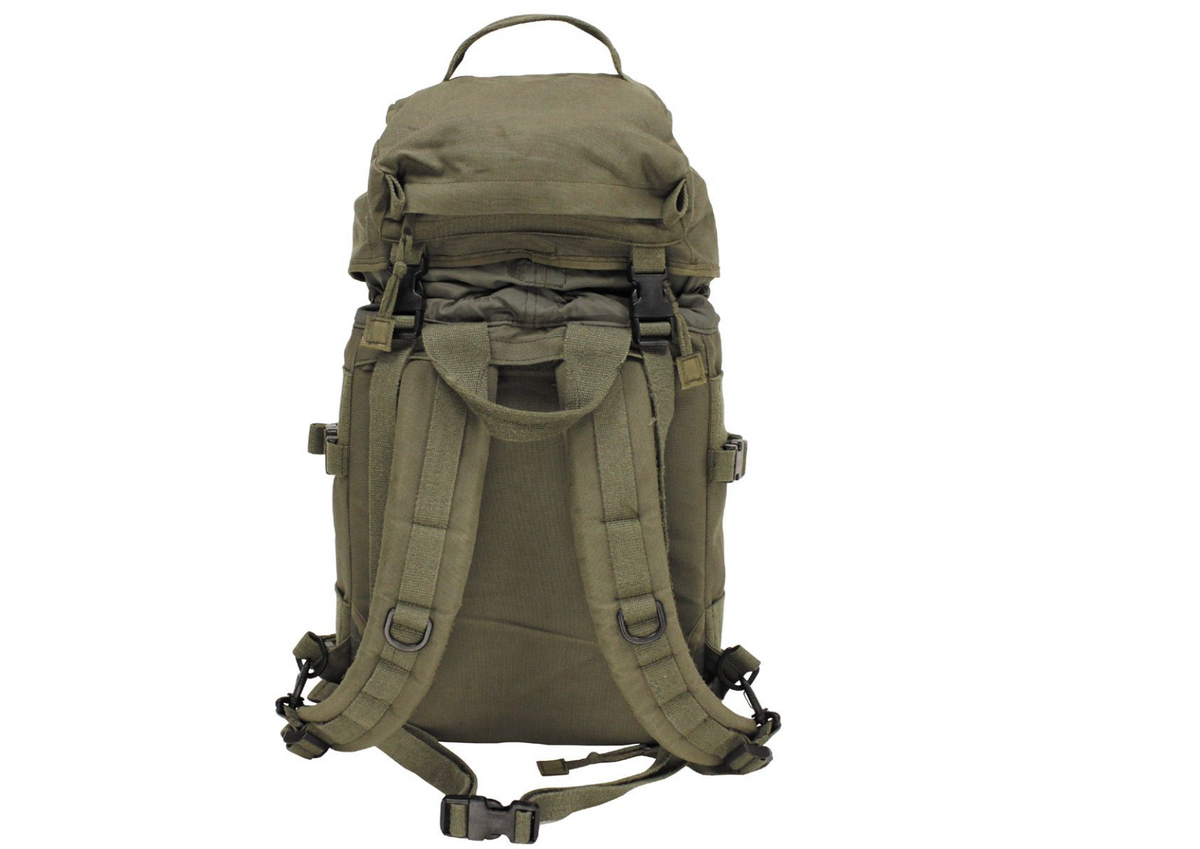 Original Austrian Army Rucksack with Utility Bag Olive – Used