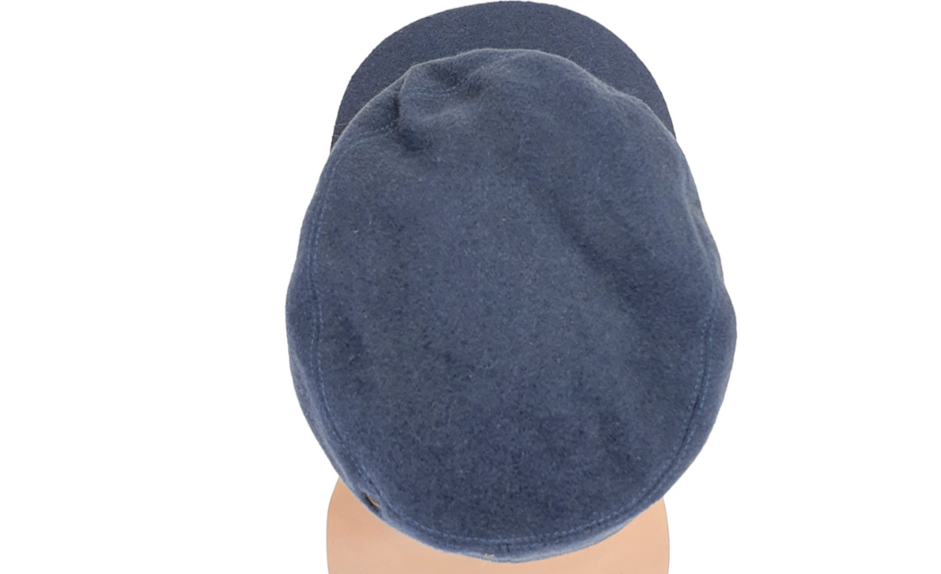 Original Swedish Army Military Retro Vintage Mountain Blue Cap Size 56