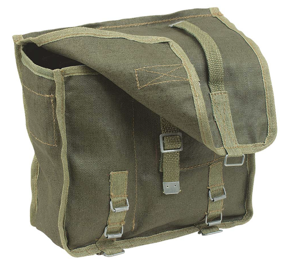 Genuine Polish Bread Bag Strap Military Surplus Vintage Compact Durable Used