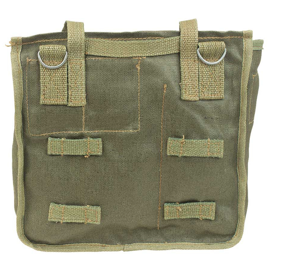 Original Polish Army Pl Bread Bag Green with Strap – Like New