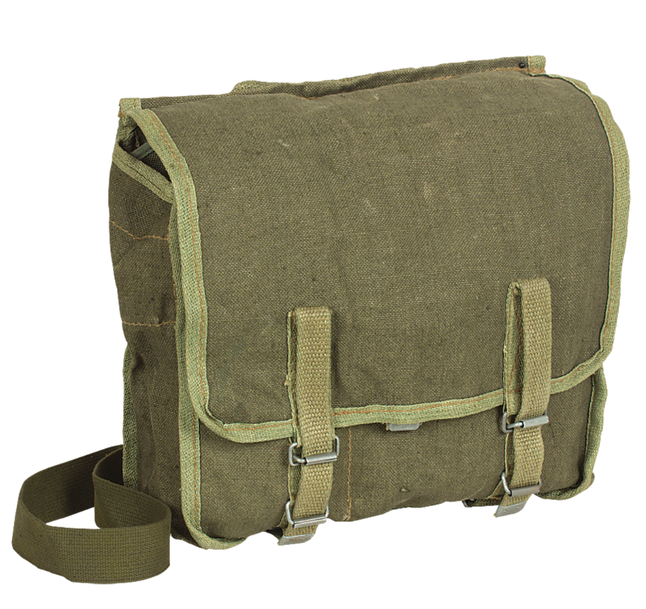 Genuine Polish Bread Bag Strap Military Surplus Vintage Compact Durable Used