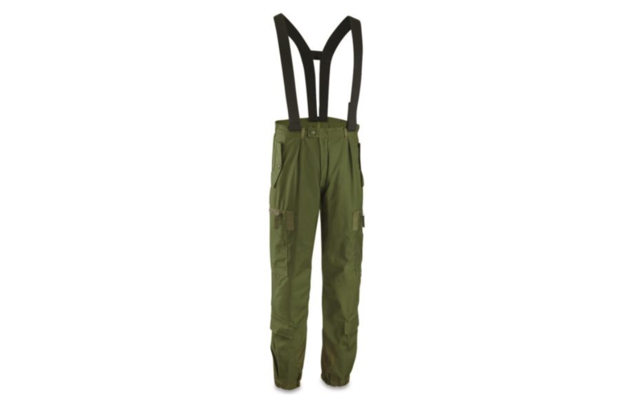 Genuine Swedish Army OD Tanker Pants M90 Vintage Military Surplus (L-XXL) Used