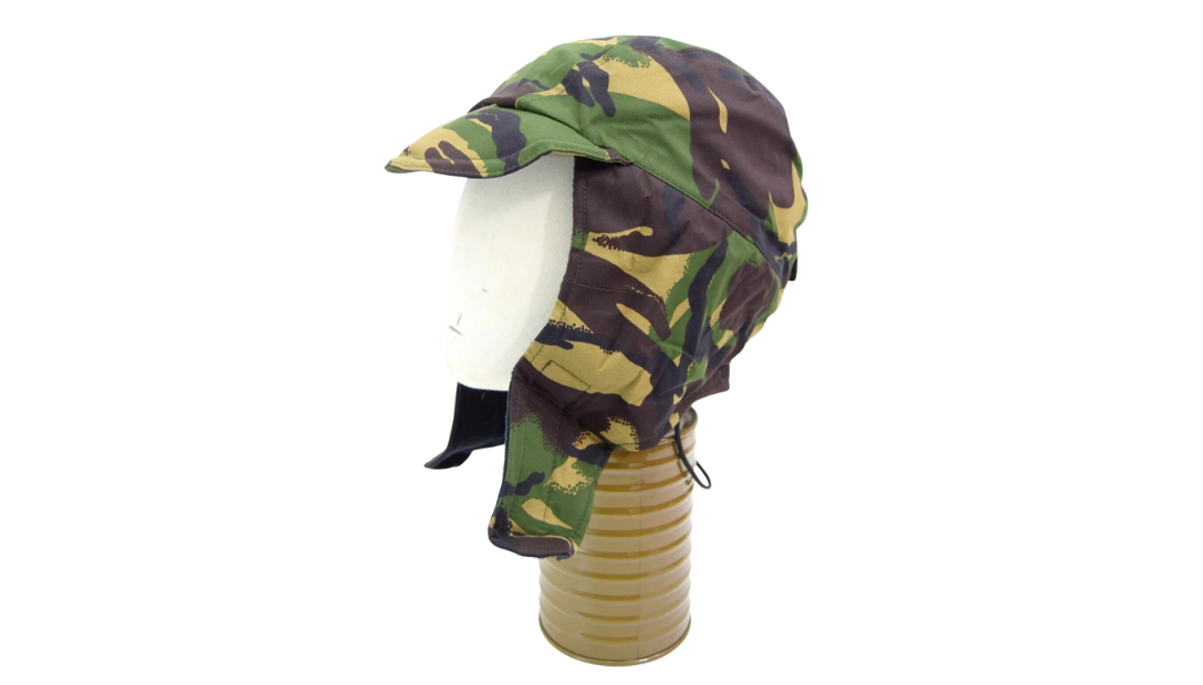 Original British Army Winter Cap Cold Weather Camo Goretex DPM – Used
