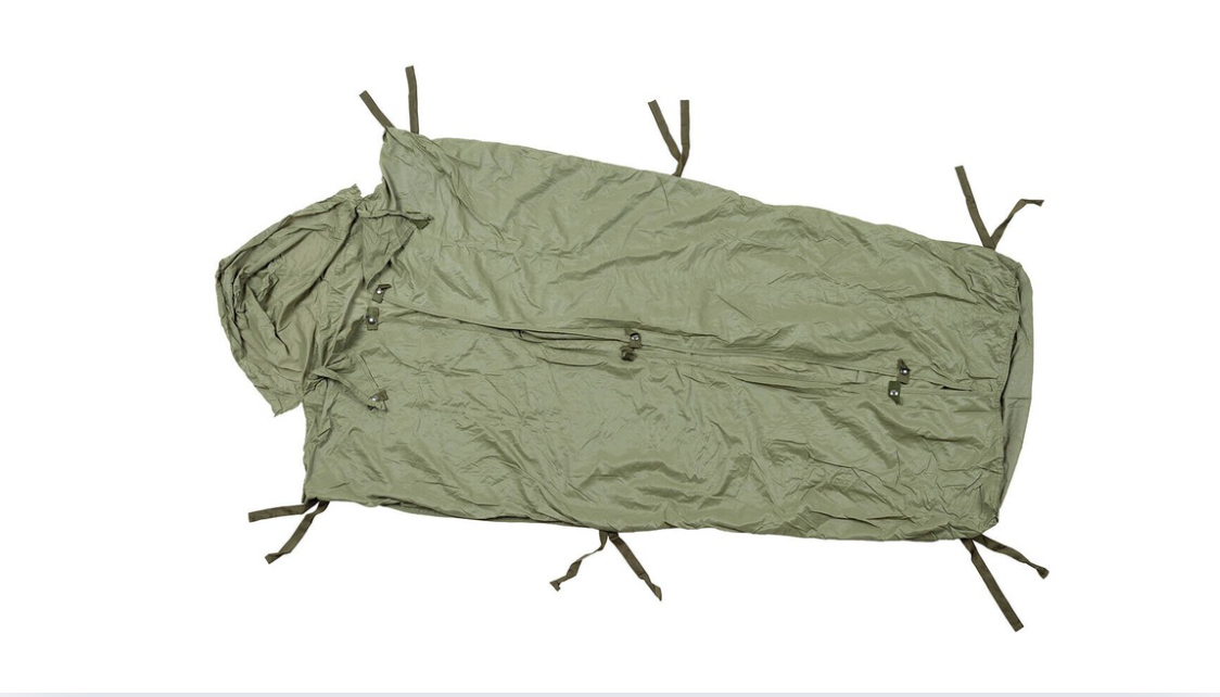 Original Dutch Army Military Sleeping Gag Lining OD Green Used