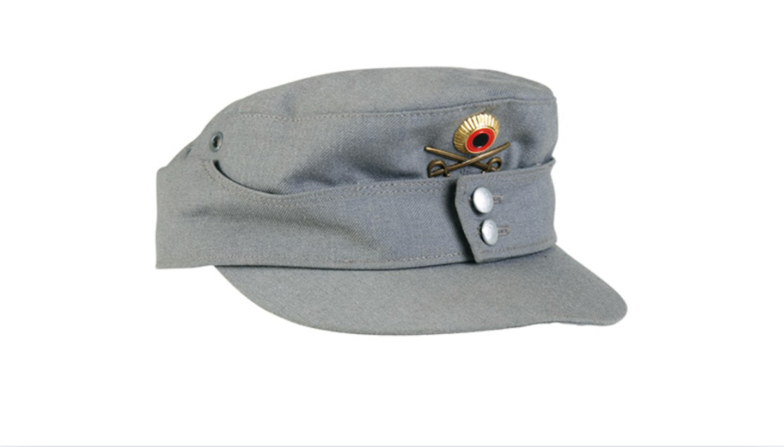 Genuine German Army Grey Mountain Troop Hat  Vintage Military Surplus Used