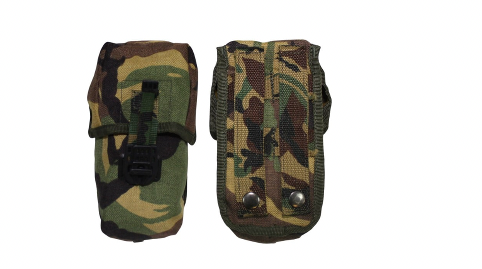 Original Dutch Army Military NL Ammo Pouch Molle Camo Used