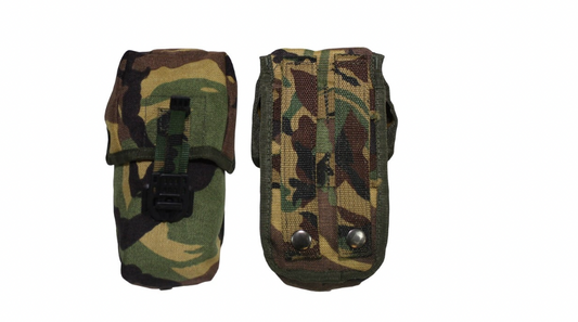 Original Dutch Army Military NL Ammo Pouch Molle Camo Used