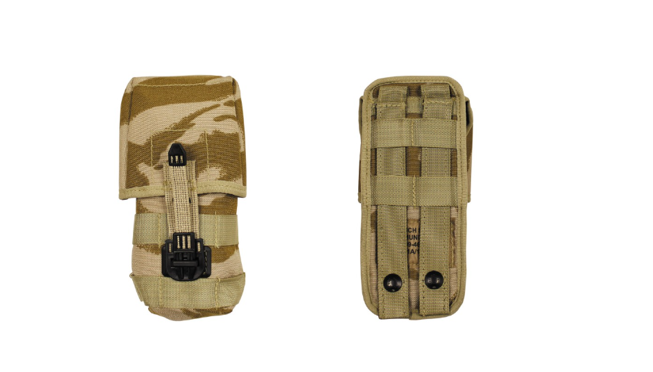 British Original Military Army Ammo Pouch SA 80 MOLLE DPM Desert Used
