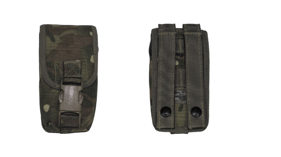 GB Original Military Army Pouch SMOKE GRENADE Osprey MK IV MTP Camo Used