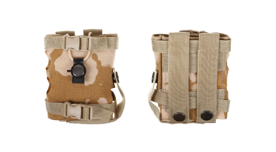 Original British Army Military GB Radio Pouch MOLLE DPM Desert Used