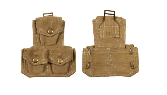 Original British Army Military GB Ammo Pouch Khaki Used
