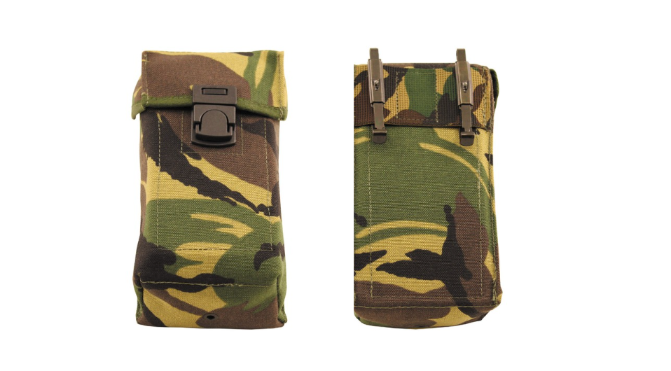 Original Dutch Army Military NL ammo Pouch Alice Clip NL Camo Used