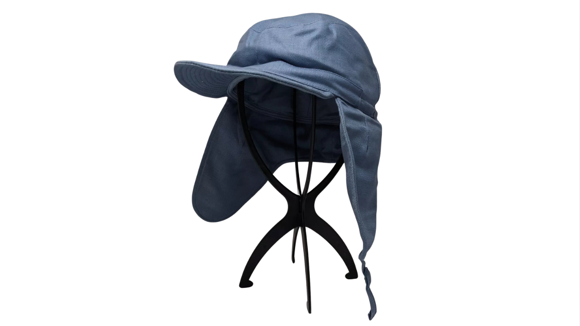 Original Swedish Army Military  Winter Cap Civil Defence Blue