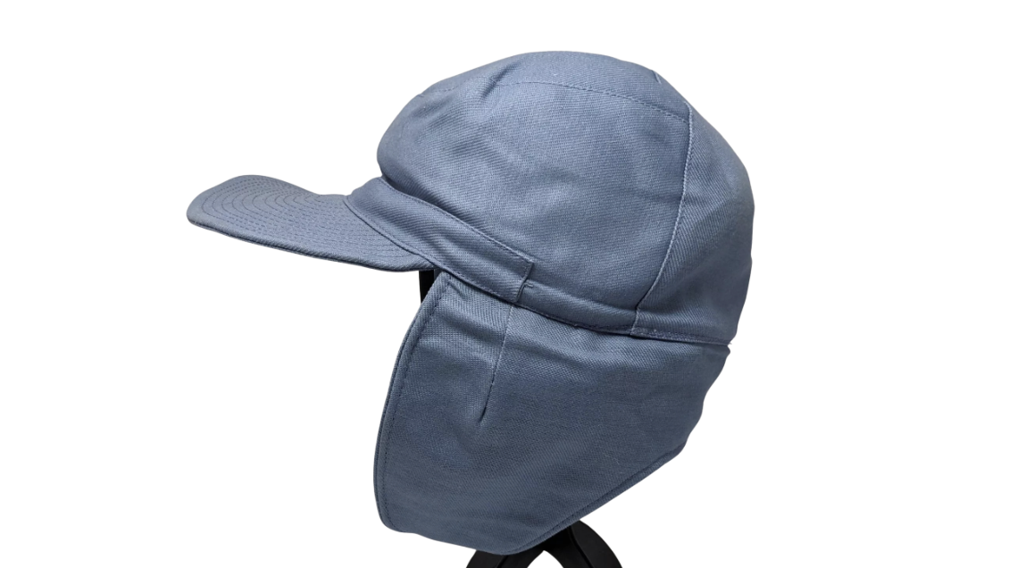 Original Swedish Army Military  Winter Cap Civil Defence Blue