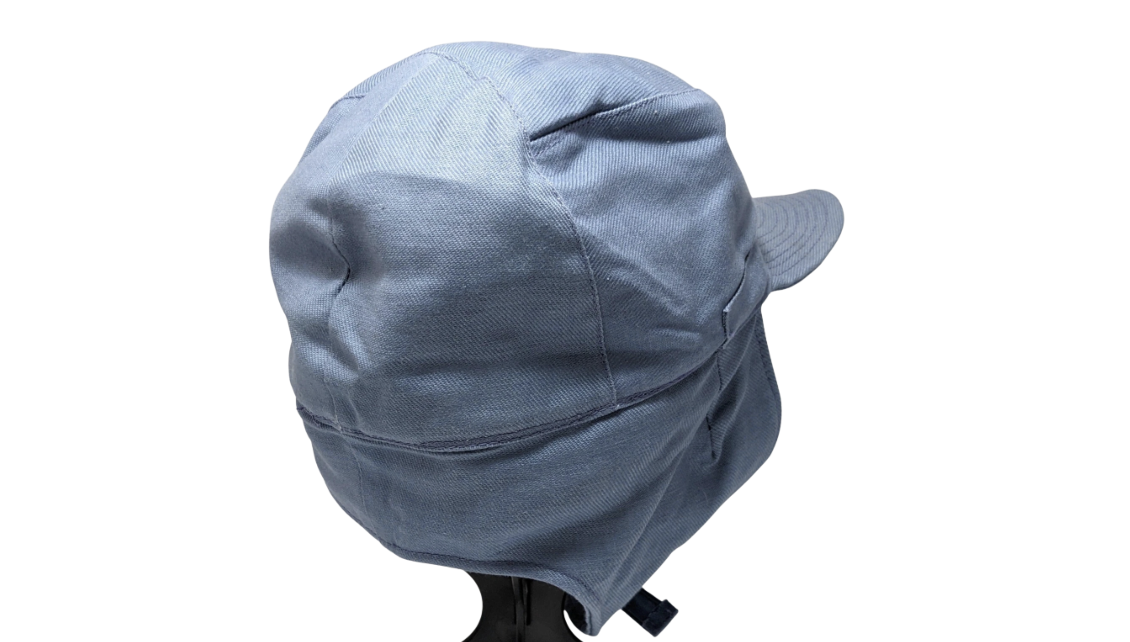 Original Swedish Army Military  Winter Cap Civil Defence Blue