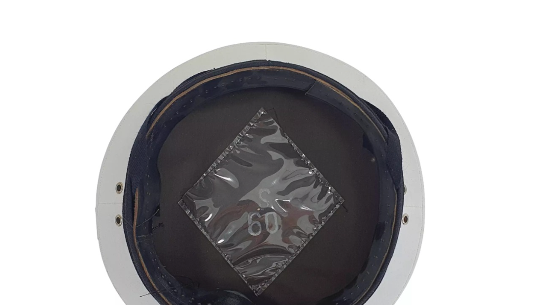 Original Italian Army Military Navy With Chin Strap Hat White New