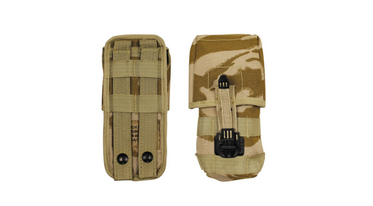 British Original Military Army Ammo Pouch SA 80 MOLLE DPM Desert New