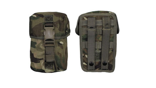 GB Original Military Army Round Pouch UGL 8 Osprey MK IV MTP Camo Used