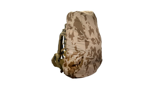 Czech Army Desert R/S Rucksack Cover - Large Size Vintage Military Surplus Used