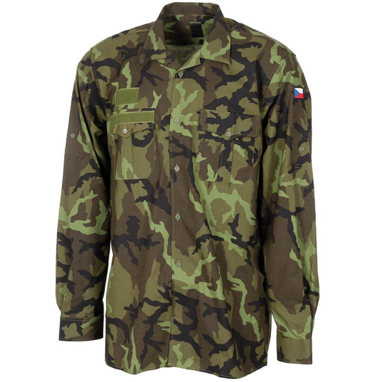 Original CZ Military Army Shirt Long Sleeves M 95 CZ Camo New