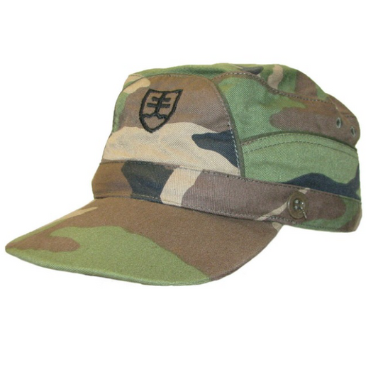 Vintage Military Surplus Czech Camo M97 Field Hat Durable Camouflage Used