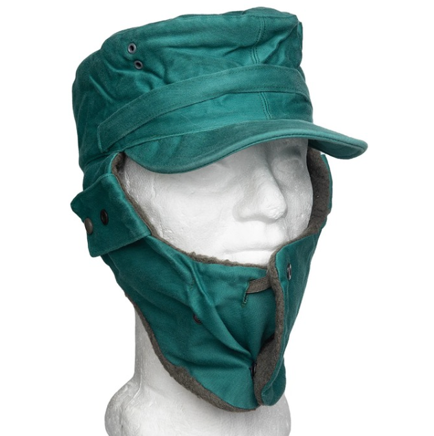 Original Austrian Army Military Winter Cap Green Sizes 54-57