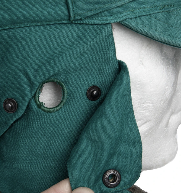 Original Austrian Army Military Winter Cap Green Sizes 54-57